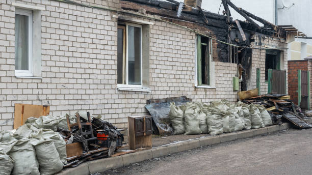Professional Emergency Fire Cleanup technician working in Burlington, WI